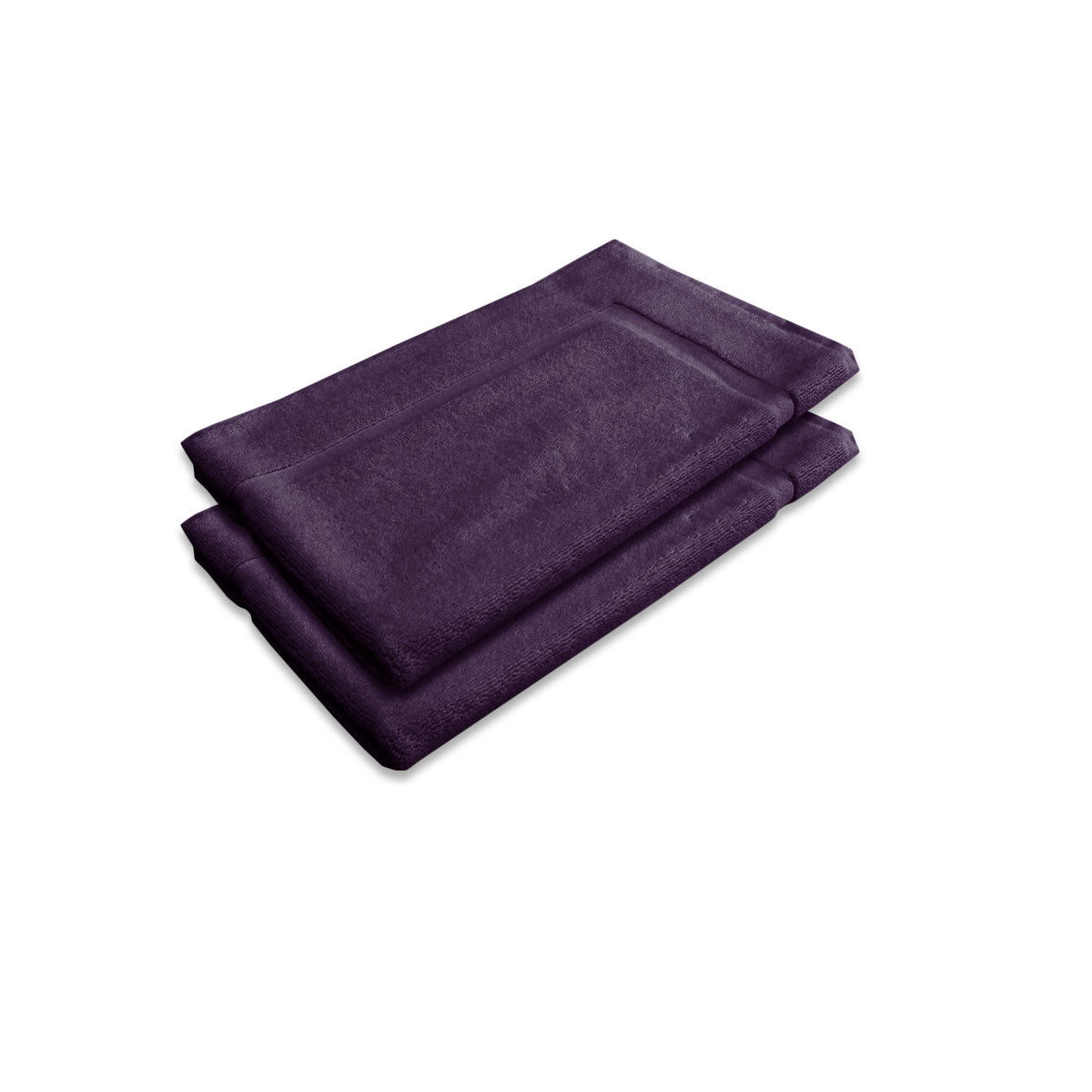2 Cotton Bath Mat Plum