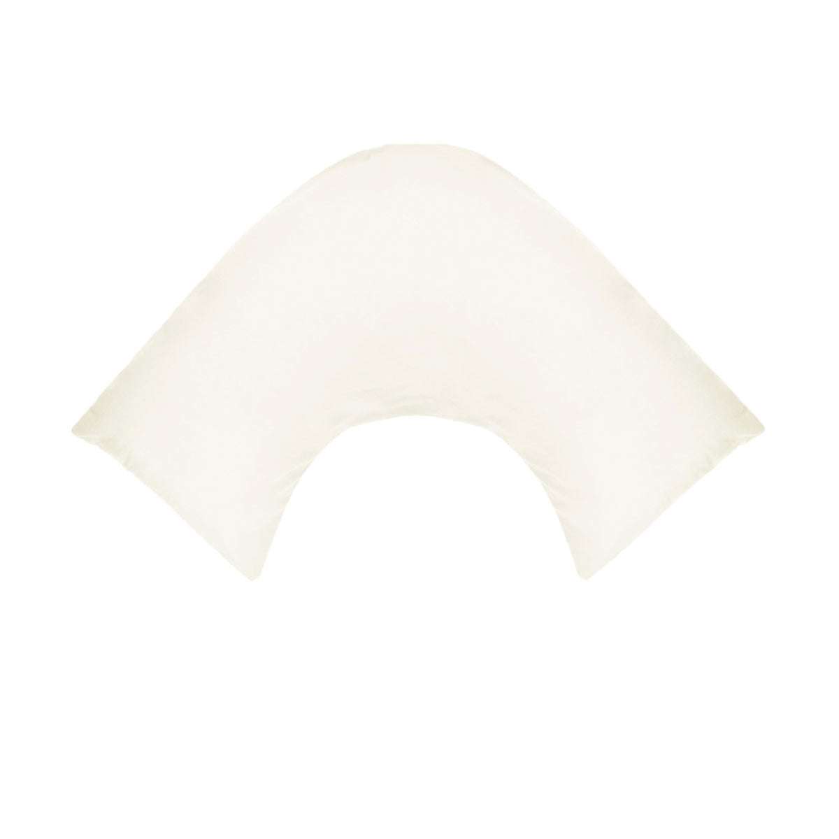 280TC Polyester Cotton V Shape Pillowcase Ivory