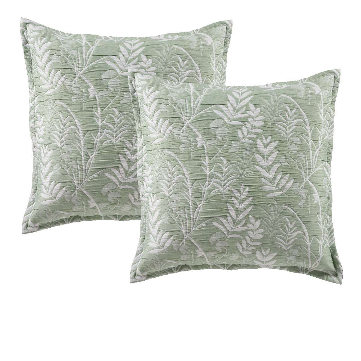 Eden Sage European Pillowcases