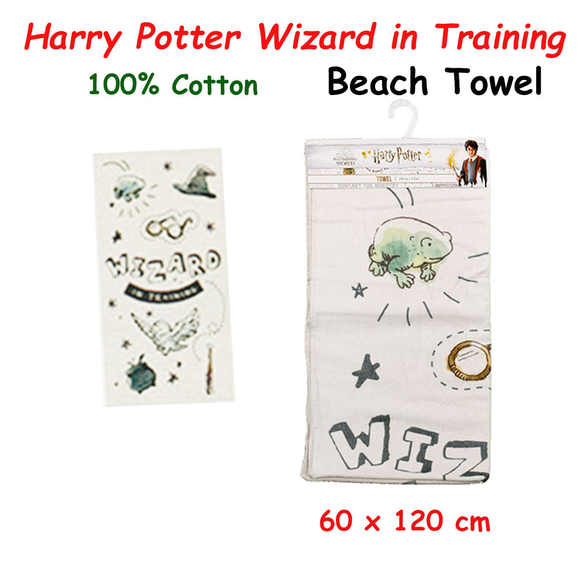 Training Cotton Beach Licensed Towel 60