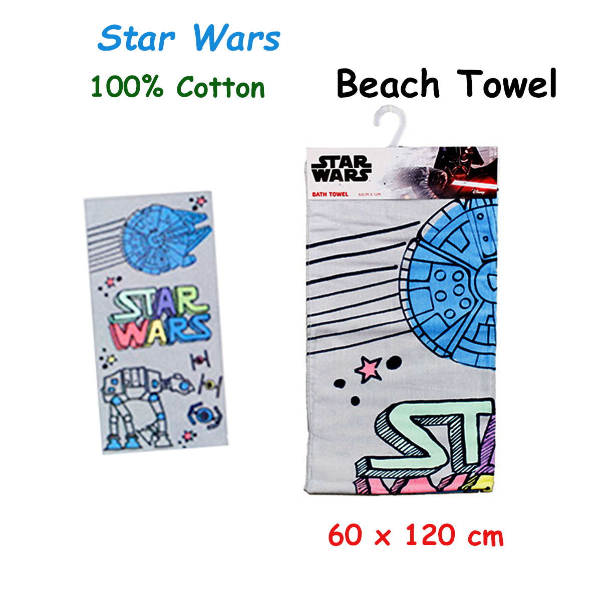 Caprice Star Wars Cotton Licensed Towel 60