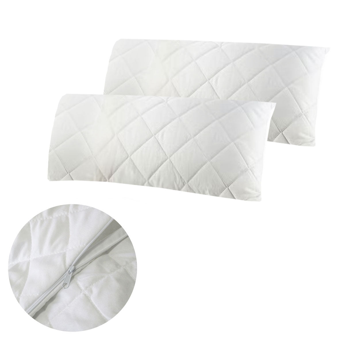 King Quilted Pillow Protectors 52