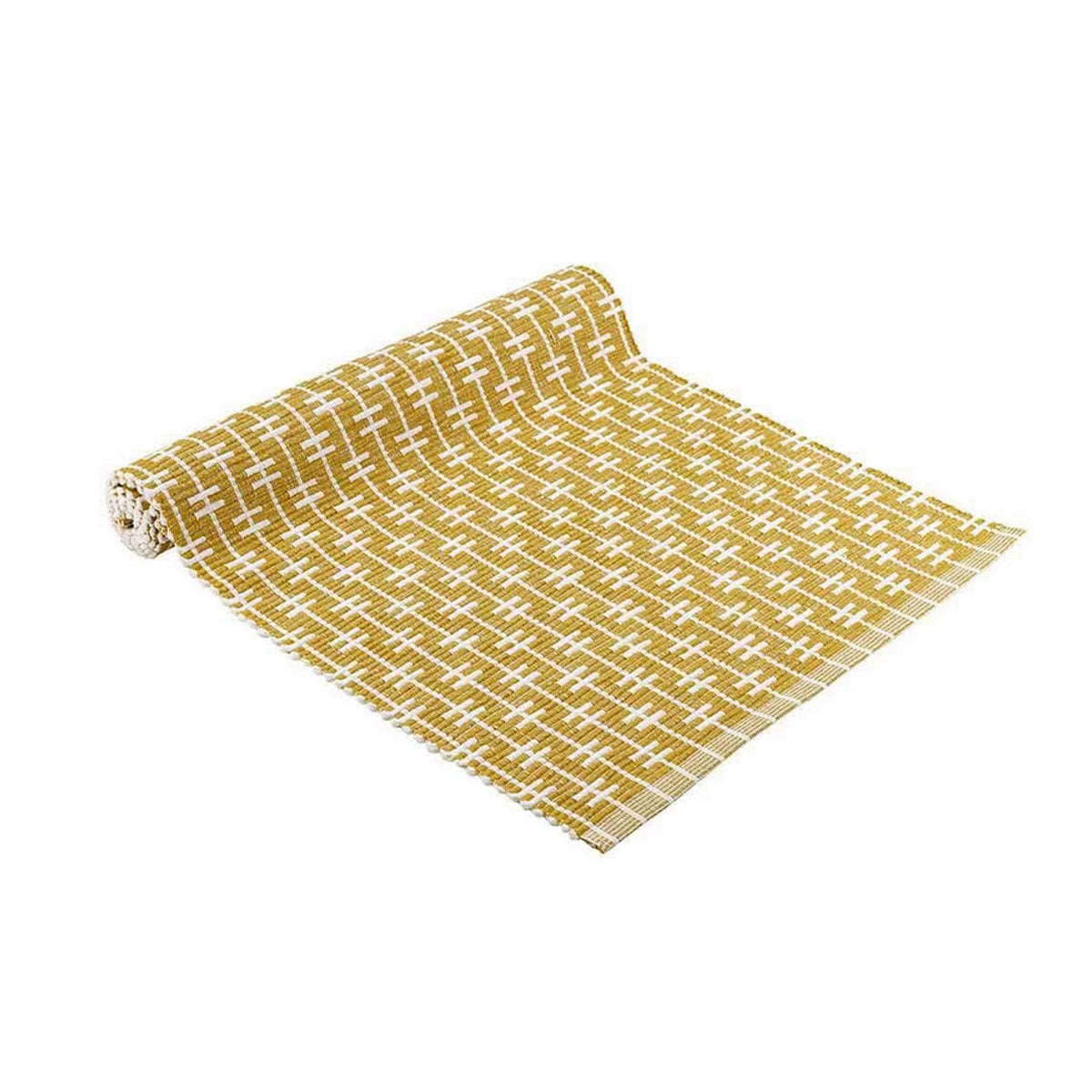 Ladelle Eden Ribbed Eco Recycled Cotton Table Runner 33
