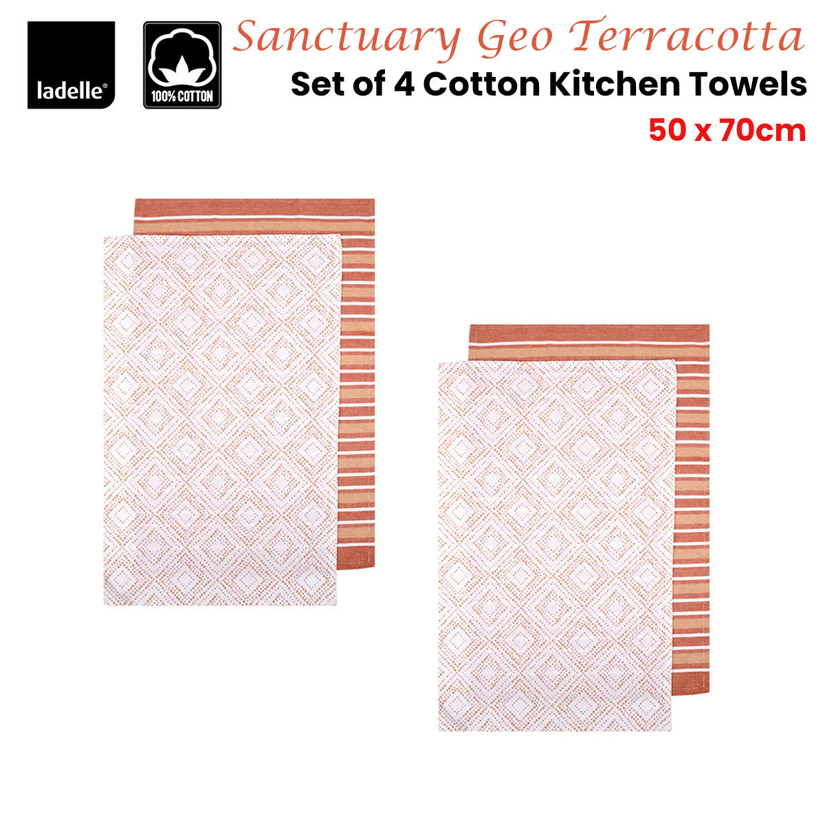 Ladelle Sanctuary Geo Terracotta Set