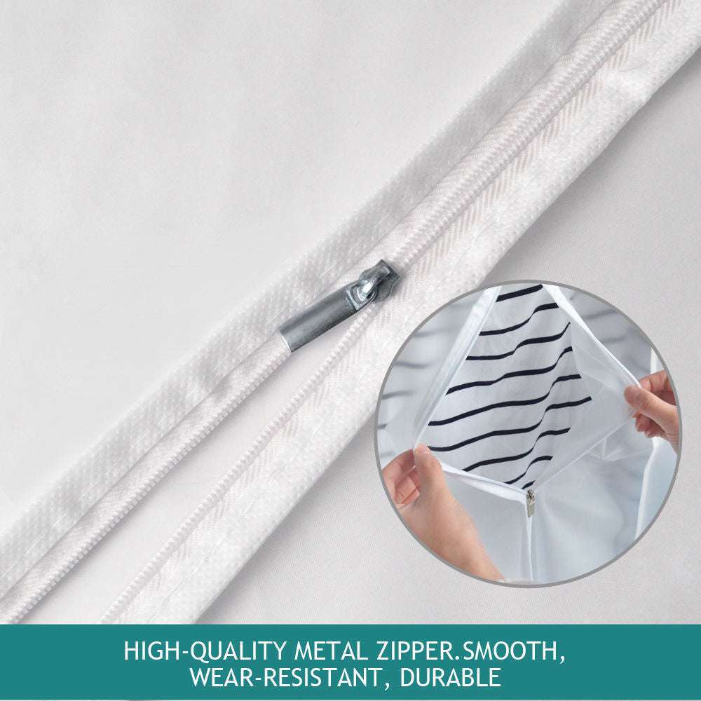 6Pcs Suit Dress Clothing Dust Cover Bag Jacket Wardrobe Storage Coat Protector (2M+2L+2XL)