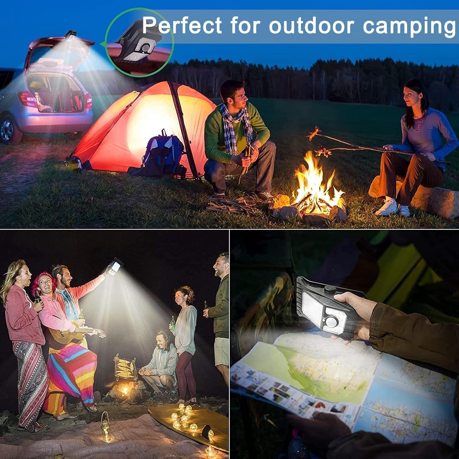 Clip-On Solar LED Light Outdoor Motion Sensor 45 LEDs IP65 Waterproof Security Wall Light