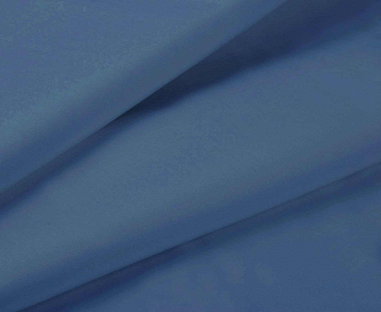 1000TC Single Size Bed Soft Flat & Fitted Sheet Set Greyish Blue