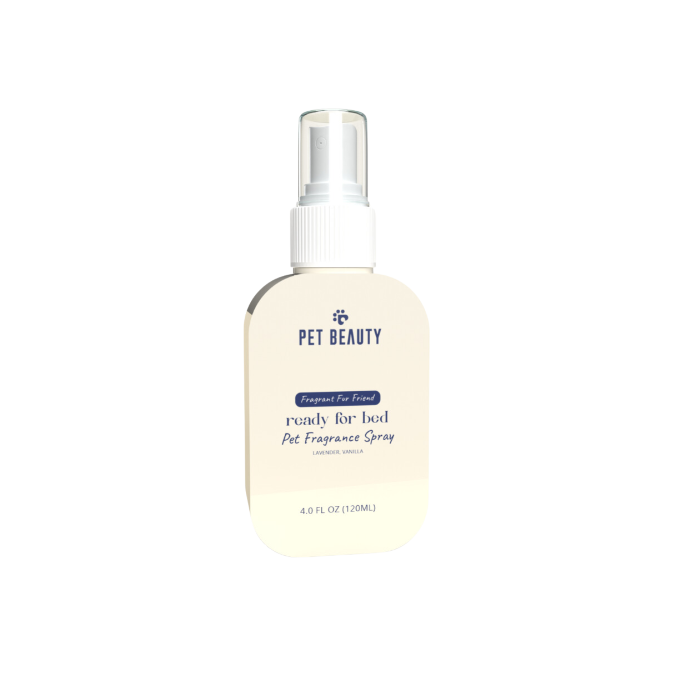 PET BEAUTY pet fragrance spray bottle with pump sprayer, 120 ml