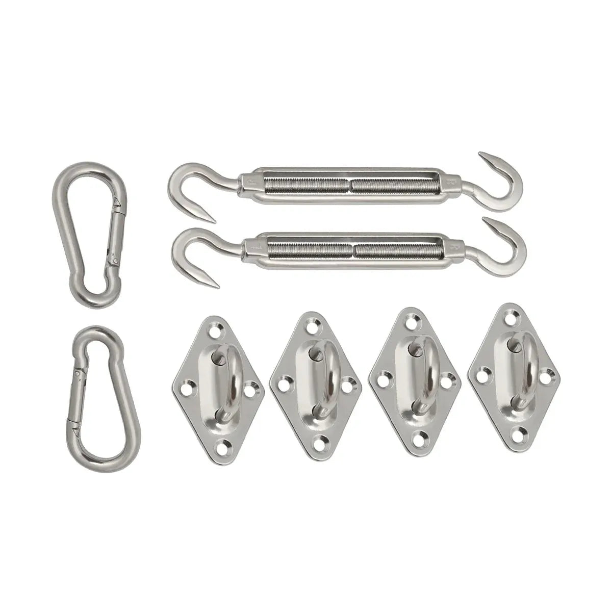 8pcs Hardware Sail Accessory Shade Canopy Fittings Sun Fixing Steel Stainless Bedworld