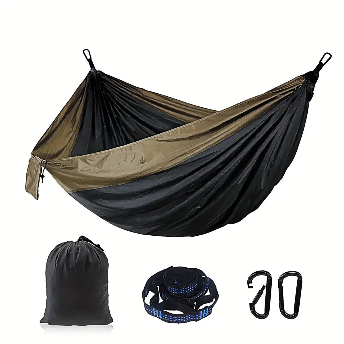 Outdoor Camping Hammock with Adjustable Strap Portable Hanging Bed Travel Swing