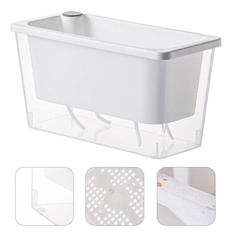 Balcony Vegetable Pot Planter Lazy Self Priming Flower Pot for Indoor Gardening - White Bedworld