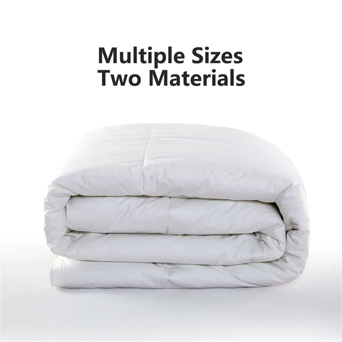 Luxury Hotel Quilt Core – Soft Microfiber Down Alternative Comforter for All Seasons - 210x210cm-Cotton Bedworld