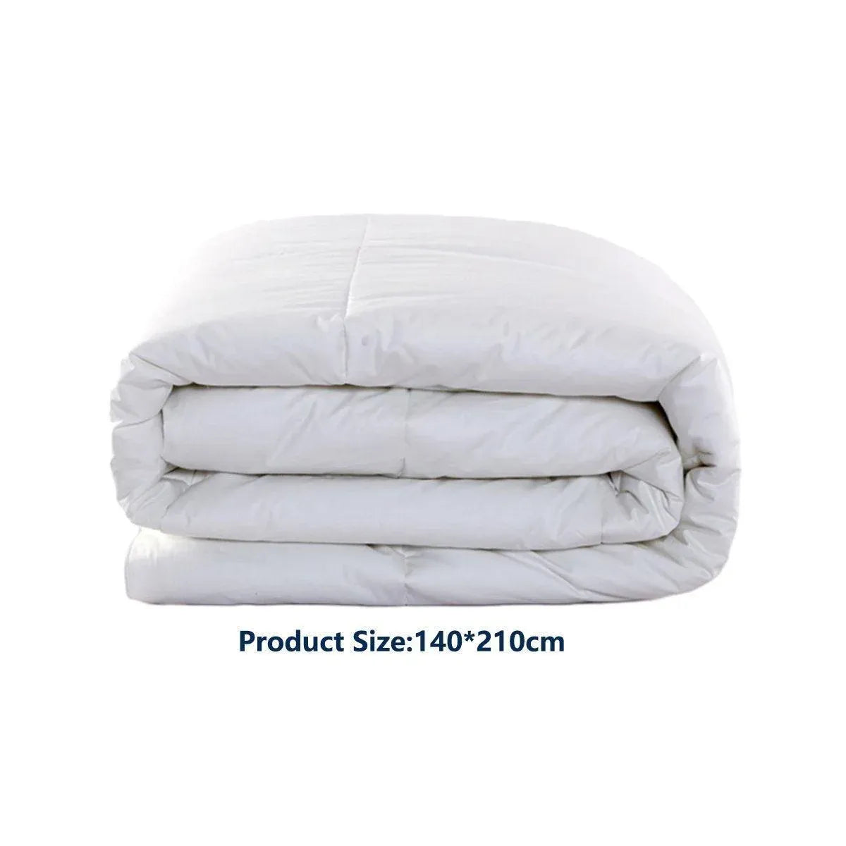 Luxury Hotel Quilt Core – Soft Microfiber Down Alternative Comforter for All Seasons - 210x210cm-Cotton Bedworld