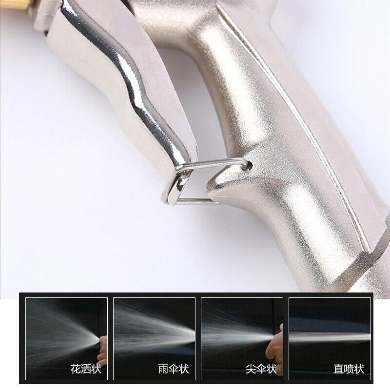 2Pcs High Pressure Water Spray Handle Nozzle Brass Garden Hose Pipe Lawn Car Wash Bedworld