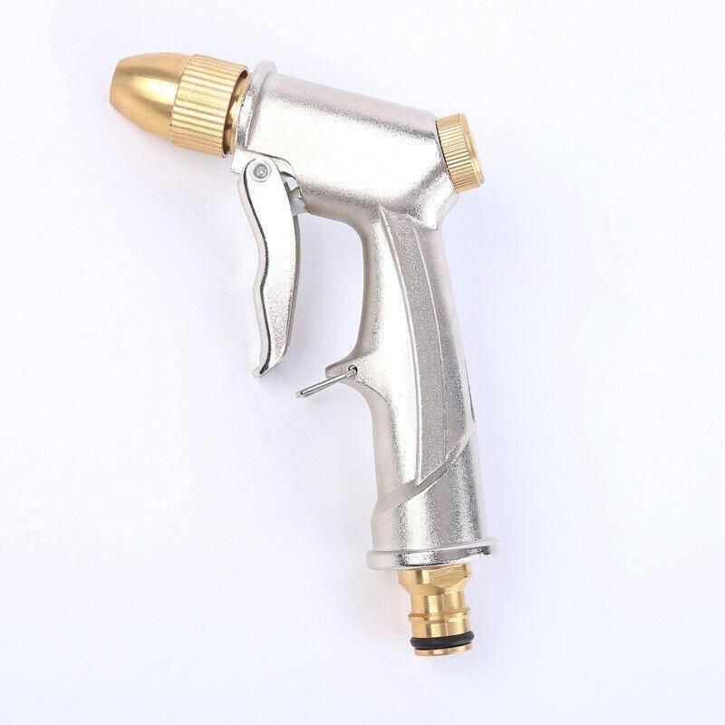 2Pcs High Pressure Water Spray Handle Nozzle Brass Garden Hose Pipe Lawn Car Wash Bedworld