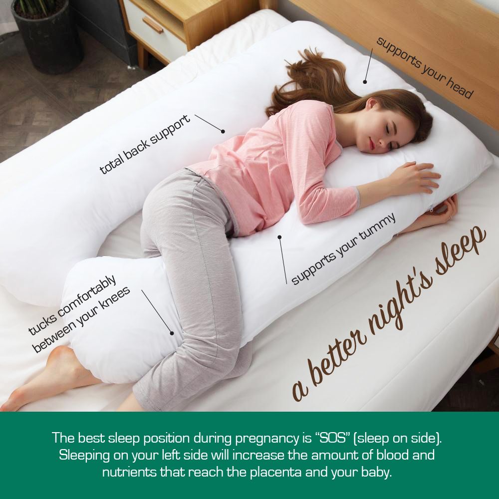 Woolcomfort Aus Made Maternity Pregnancy Nursing Sleeping Body Pillow Pillowcase Included Lilac Bedworld