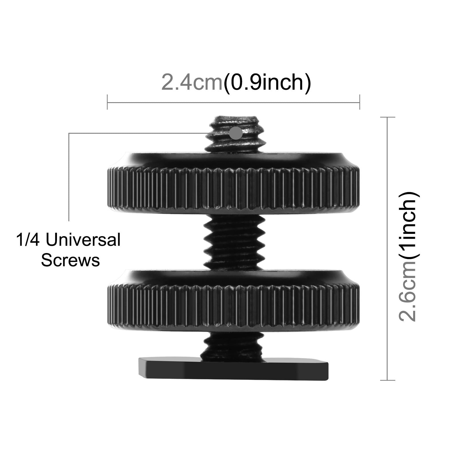 Reinforced Hot Shoe Adapter For Dslr & Action Cameras
