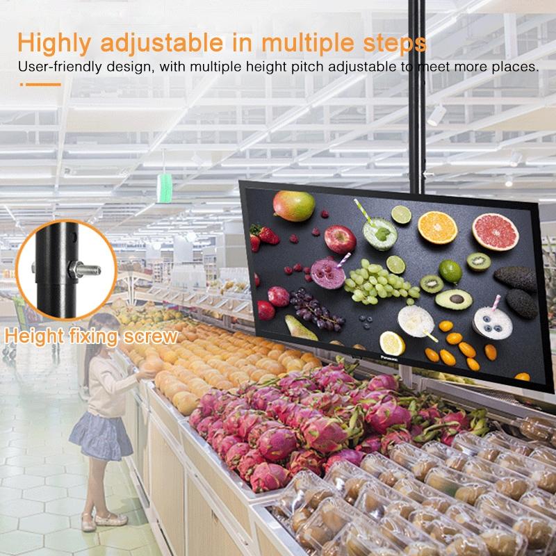 Adjustable Single Screen Tv Wall / Ceiling Mount - 26-60 Inch 0.5-1m Range