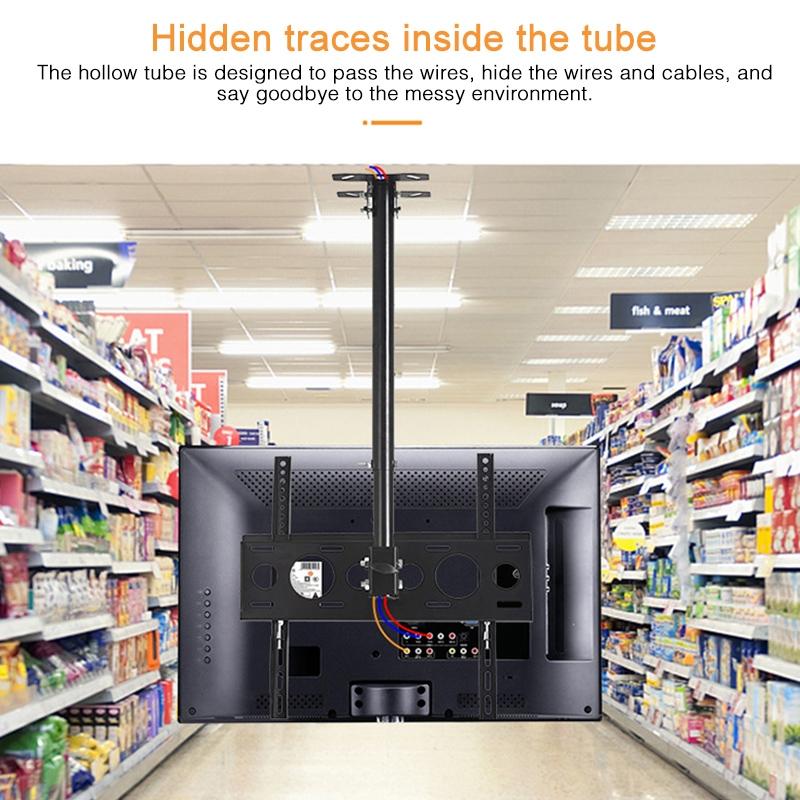 Adjustable Single Screen Tv Wall / Ceiling Mount - 26-60 Inch 0.5-1m Range