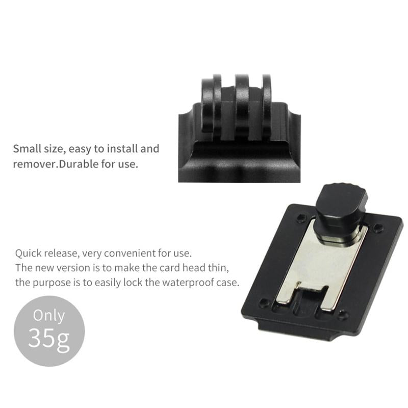 Universal Helmet Mount for Action Cameras