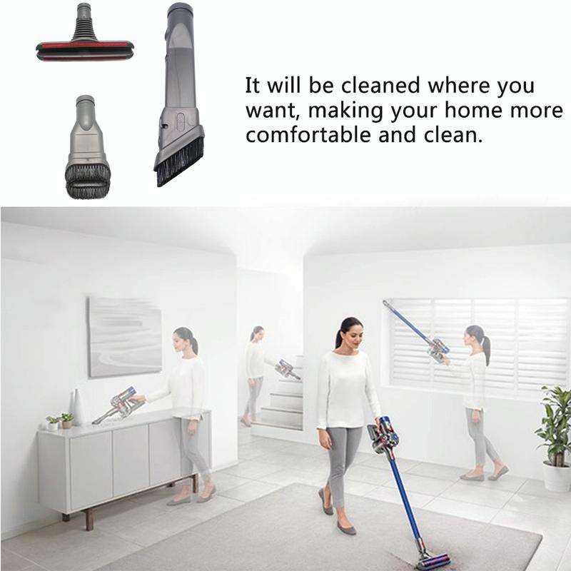 3-piece Replacement Brush Set for Dyson Vacuum Cleaner