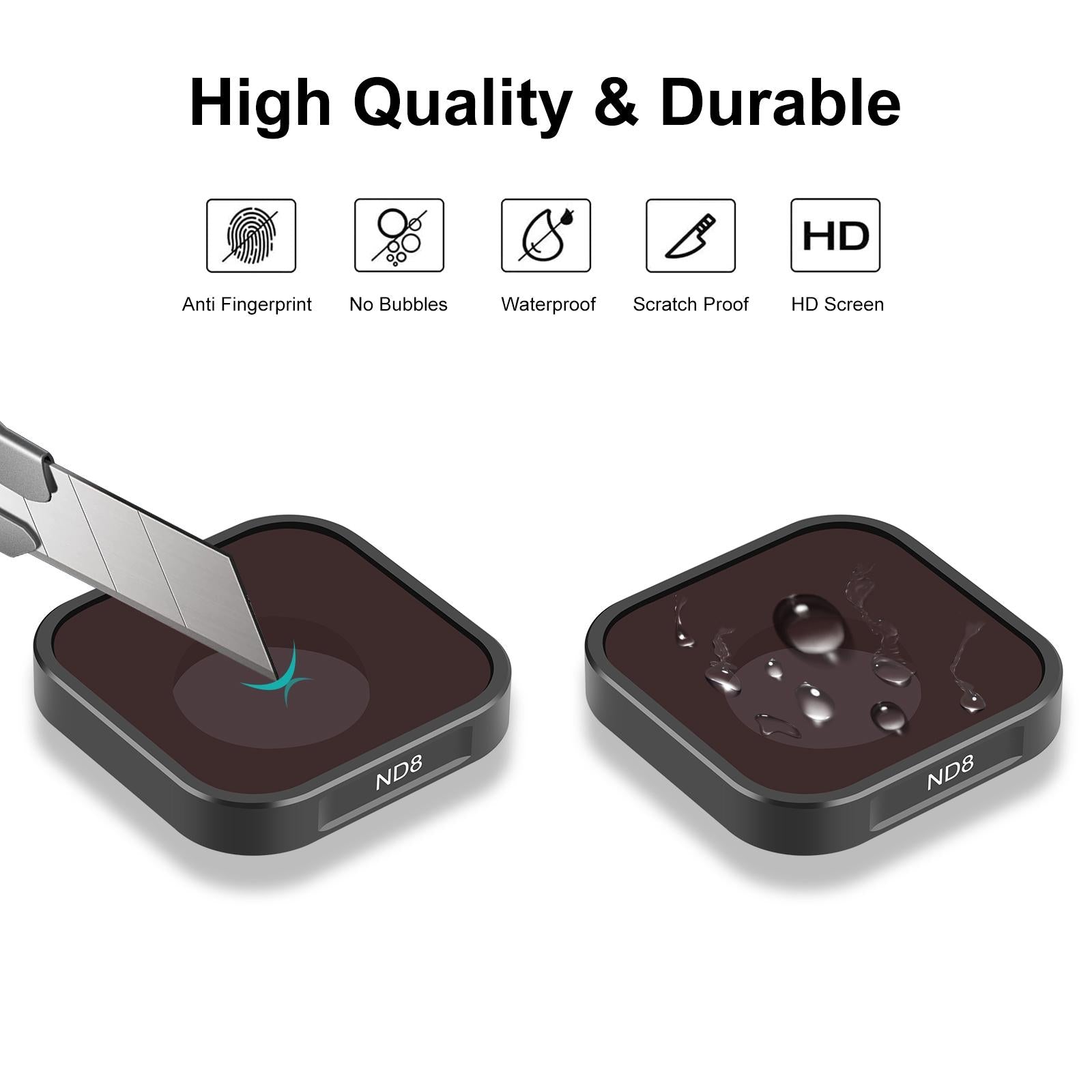 Action Camera Lens Filter for Gopro Hero12/11/10/9