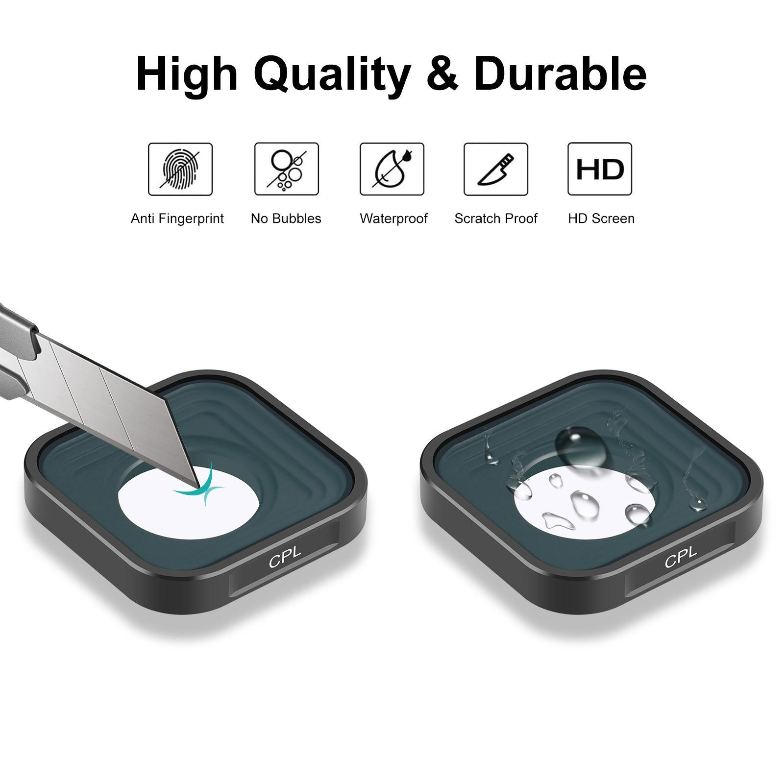 Gopro Hero Action Camera Lens Filter for Models 9-12