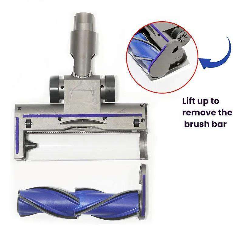 Anti Entanglement Brush Head For V7 / V8 / V10 / V11 / V15 Vacuums Green Light