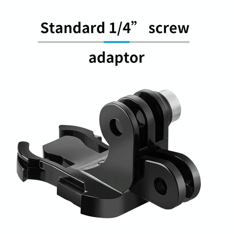 Double Head J Buckle Backpack Mount For Sports Cameras