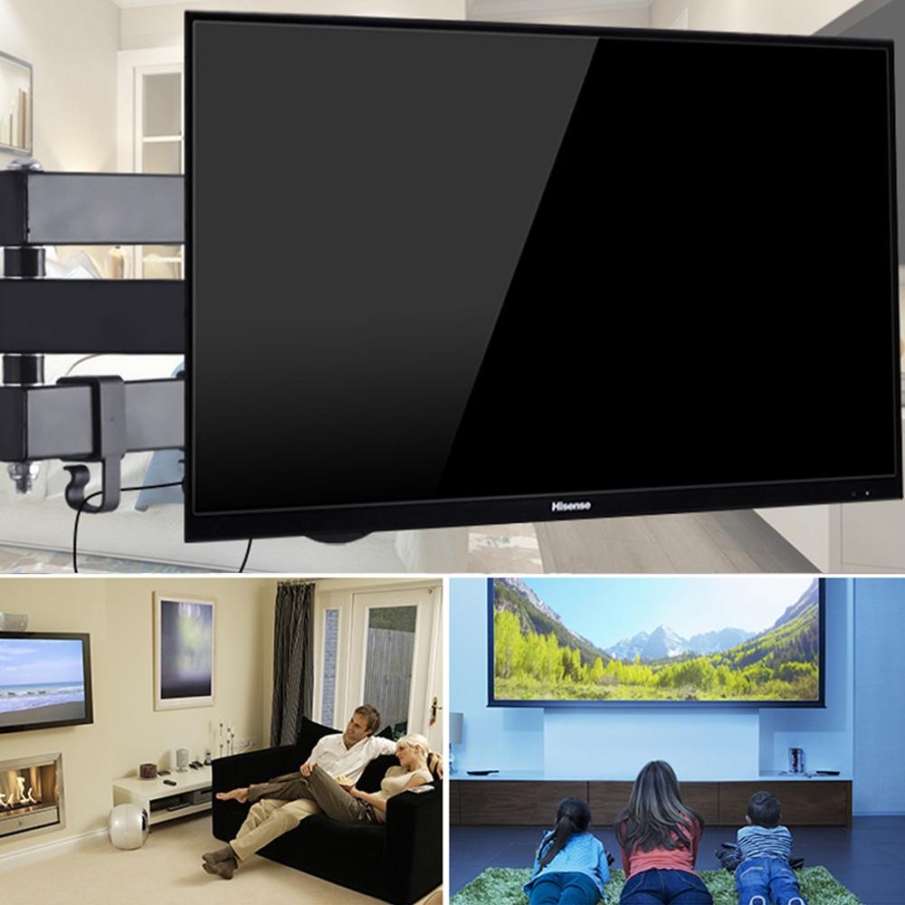 Universal Rotatable Retractable Monitor Wall Mount - 14-27 Inch