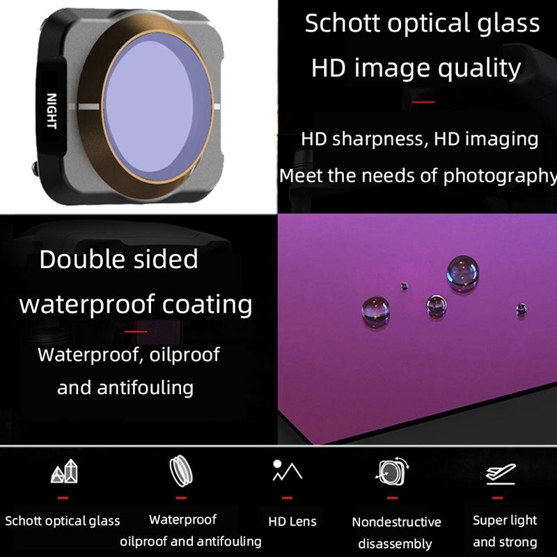 Anti-glare Motion Camera Filter for Dji Mavic Air 2