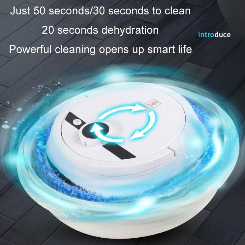 Smart All-in-one Robotic Sweeper and Mop - White
