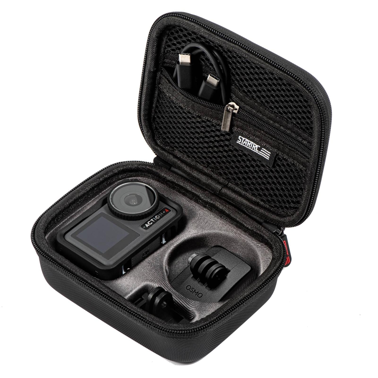 Full Kit Portable Storage Box for Dji Action - Pu Material - Full Kit