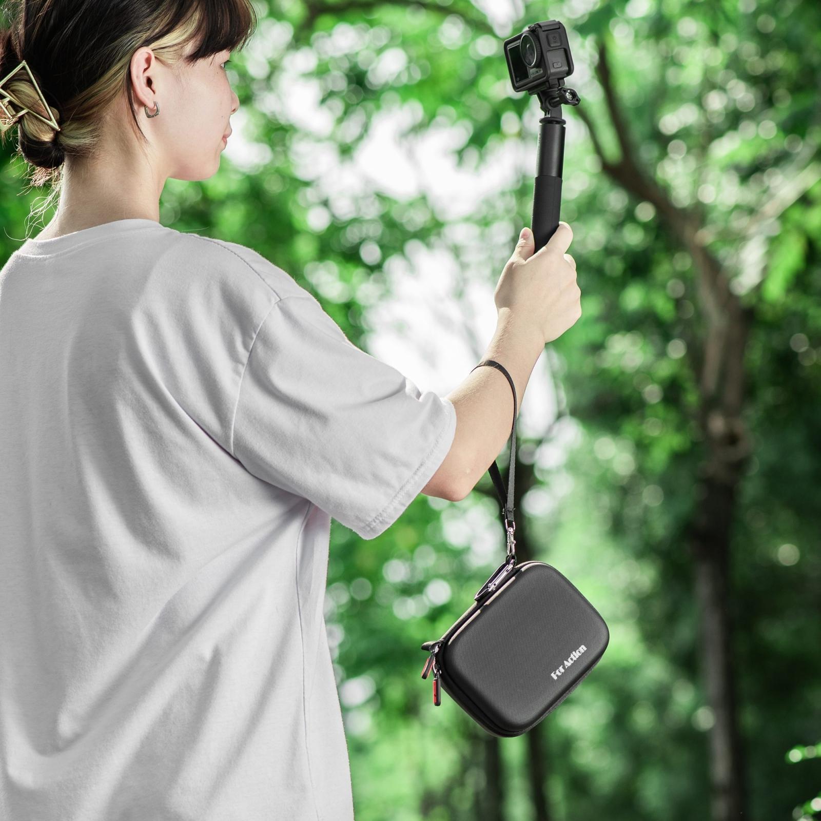 Full Kit Portable Storage Box for Dji Action - Pu Material - Full Kit