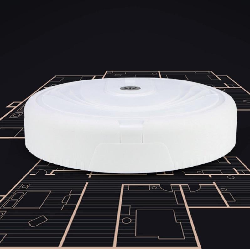 Efficient Household Hair Cleaner - Smart Sweeping Robot - Black