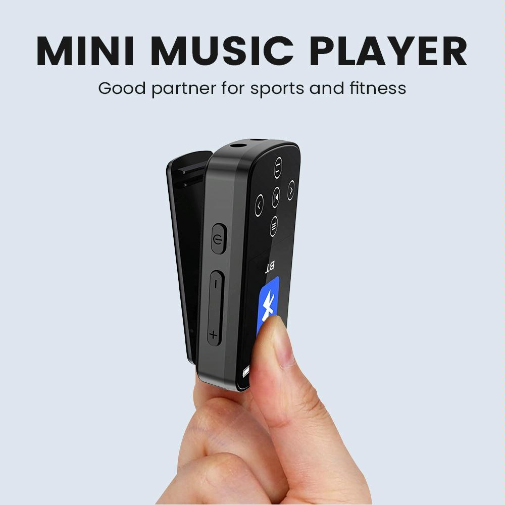 Touch Screen Mp3 Bluetooth Music Player 128Gb Memory Hifi Sports Clip - 128Gb