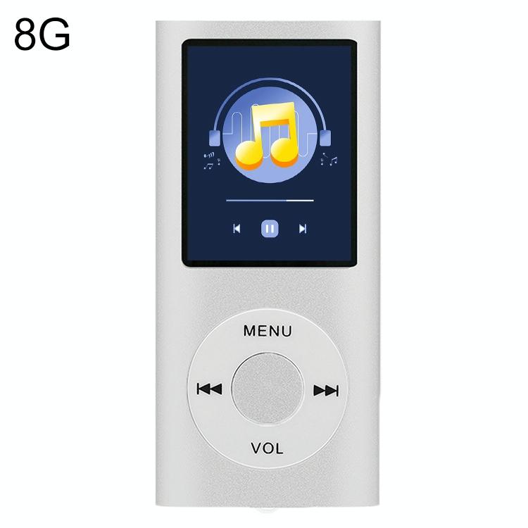 1.8 Inch Metal Mp4 Player + 16G Tf Card + Earphone + Cable - Green - With 8G Tf Card+Earphone+Cable