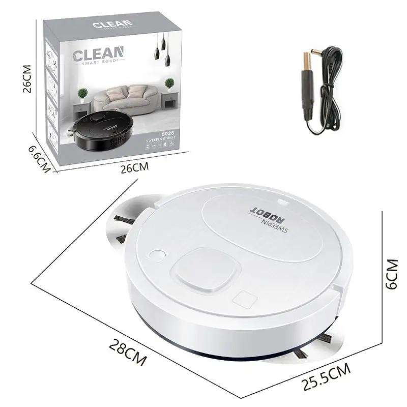 Smart Usb Charging Robot Vacuum Cleaner - Automatic Cleaning - Black
