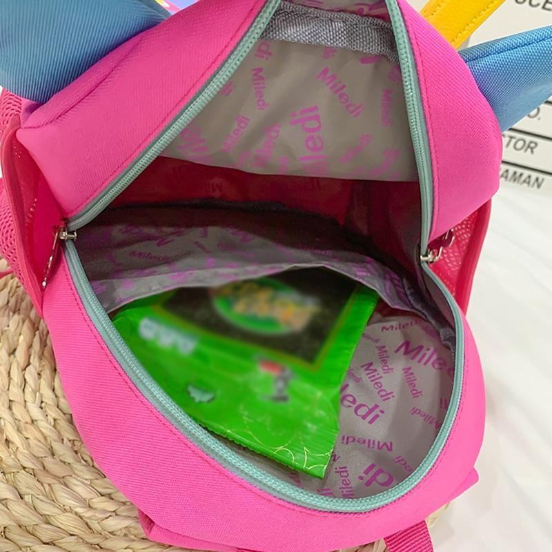 Girls' Butterfly Backpack - Compact and Colourful - Pink