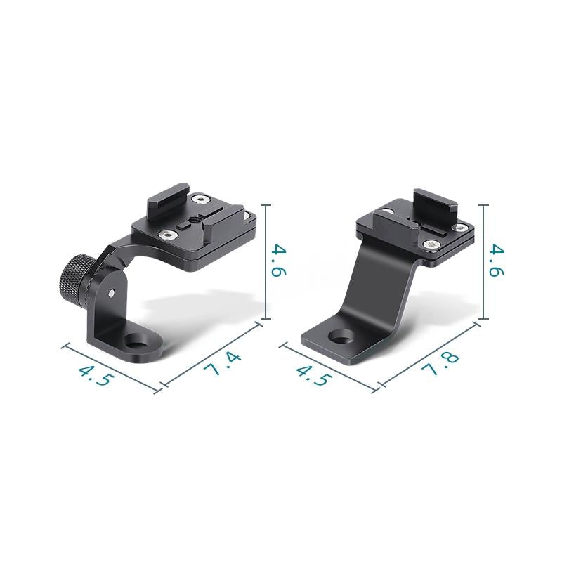 Universal Alloy Handlebar Phone Mount for Sport Cameras - Black