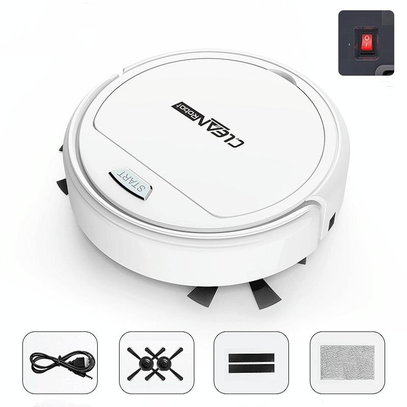 Smart Household Sweeping Robot - Automatic - Black