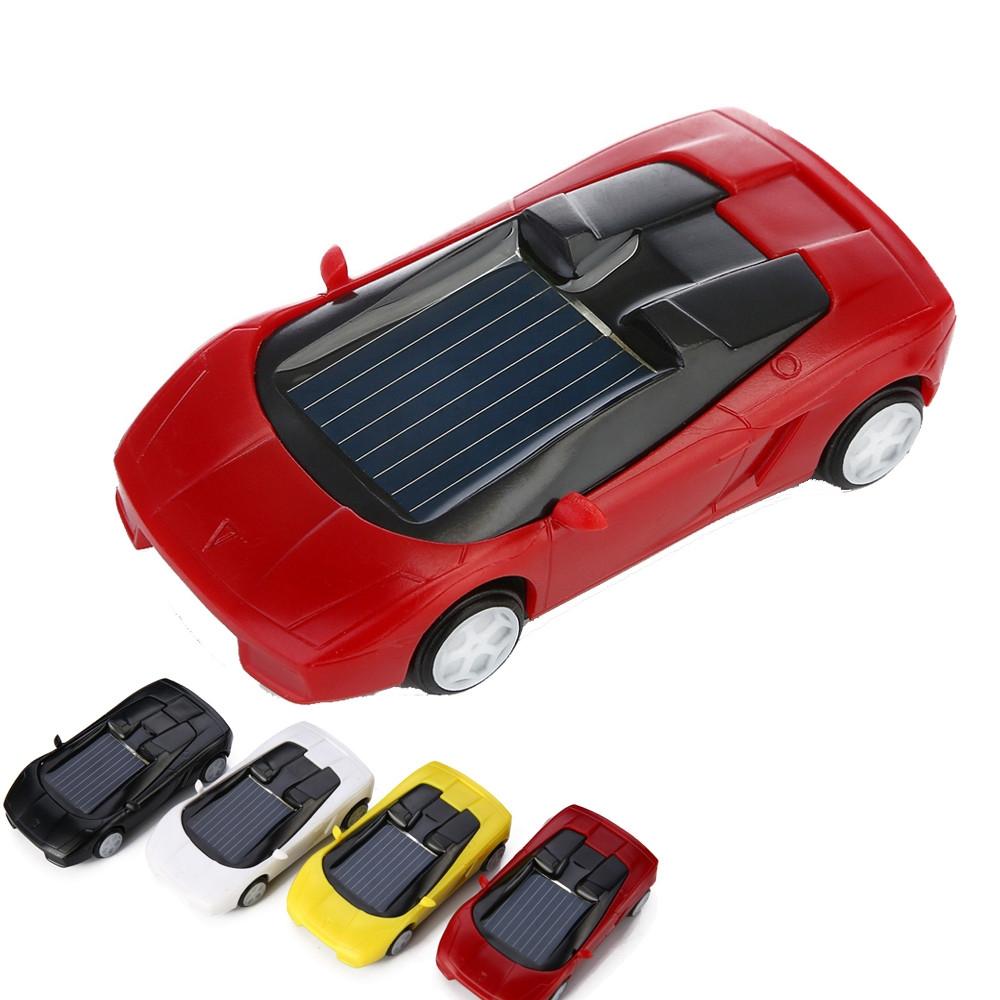 3-piece Solar Mini Car Racer Toy for Kids - Powered by the Sun - White