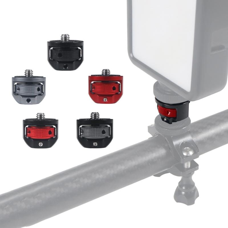 Universal 1 / 4 Inch Camera Adapter for Dji Pocket 2 / Insta360 one X2 - Black + Red