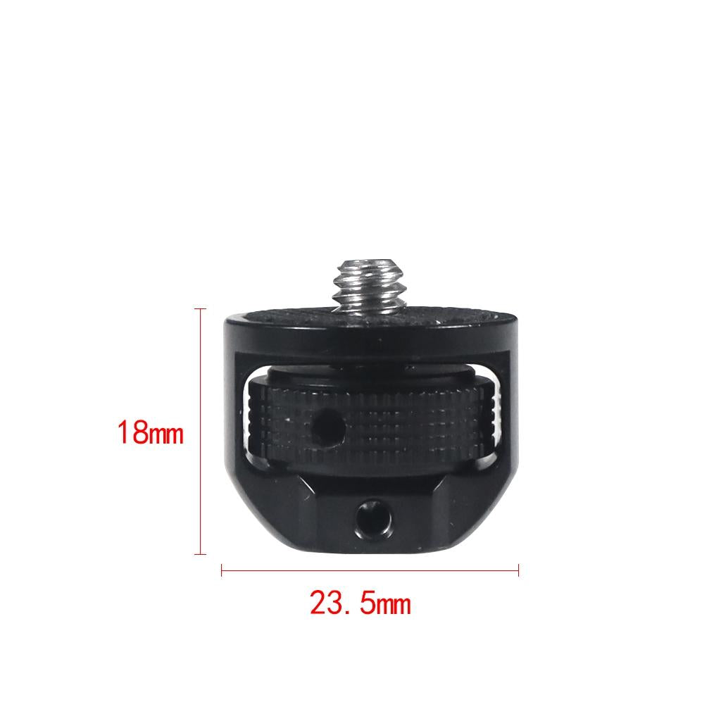 Universal 1 / 4 Inch Camera Adapter for Dji Pocket 2 / Insta360 one X2 - Black + Red