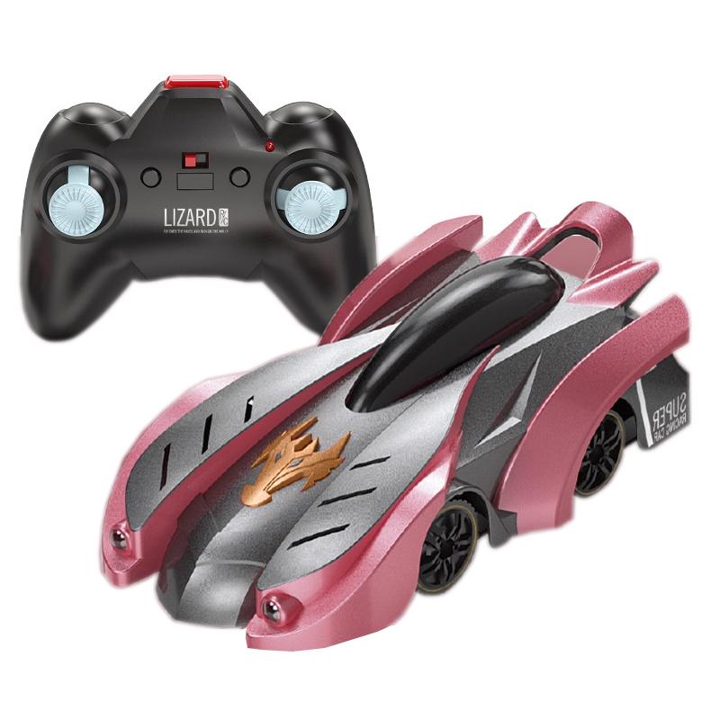 Electric Remote Control Wall Climbing Car for Kids - Mini Toy - Red Flame Watch Rc Edition