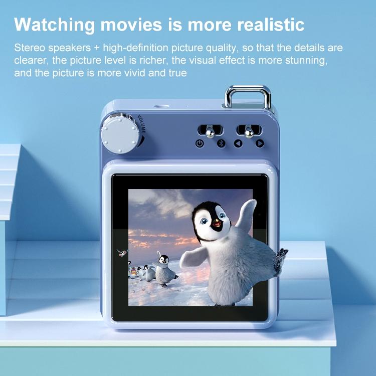 8Gb Bluetooth Mp3 Music Video Player - Pink