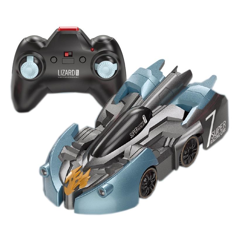 Electric Remote Control Wall Climbing Car for Kids - Mini Toy - Blue Break Watch Rc Edition