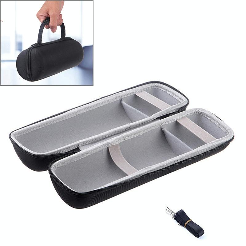 Portable Storage Bag & Silicone Cover for Jbl Charge 3 Speaker - Grey