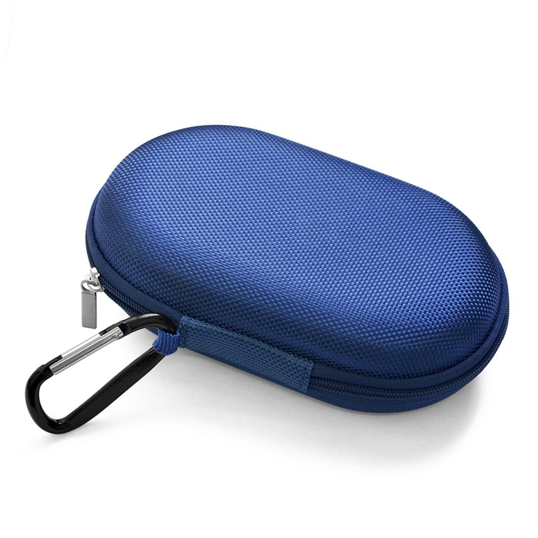 Protective Bag with Carabiner for b & o Beoplay P2 Bluetooth Speaker 2 Pcs - Blue