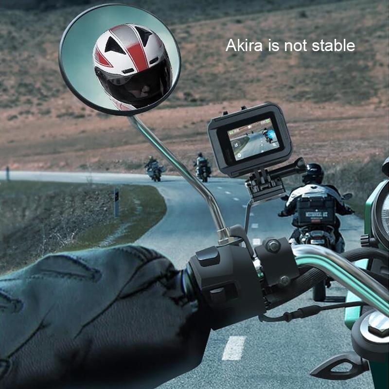 Universal Alloy Handlebar Phone Mount for Sport Cameras - Blue